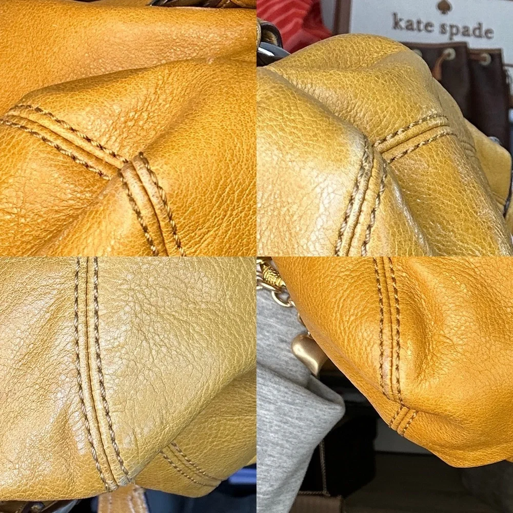 Coach Maggie Large Leather Hobo 2008 – Saffron (Style 13897) Orig Tag & Dustbag - Picture 8 of 12
